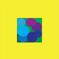 Abstract background with squares