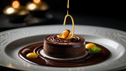 Fototapeta premium Chocolate cake