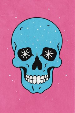 illustration of a skull