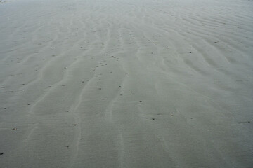 Ripples In The Sand Are Evidence Of The High Tide