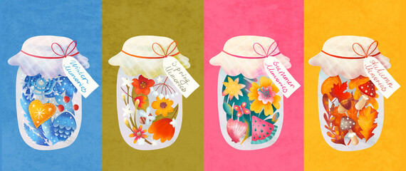 The concept of saving season memories