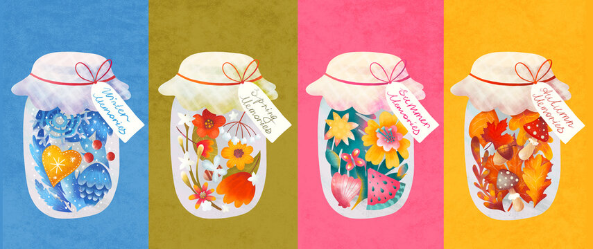 The concept of saving season memories