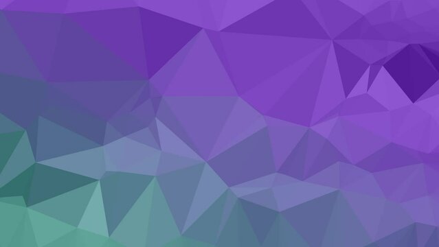 Triangular Velocity Patterns: Abstract Low Poly Motion Composition Across the Cinematic Screen
