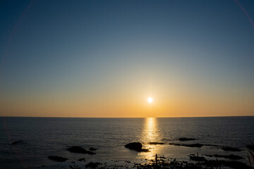 海の夕暮れ
