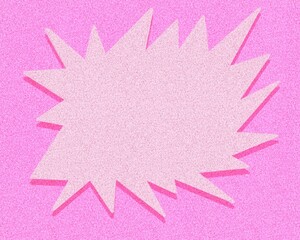 Flash Sale Blank Starburst glitter Sign