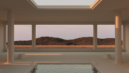 Minimalist relaxation space