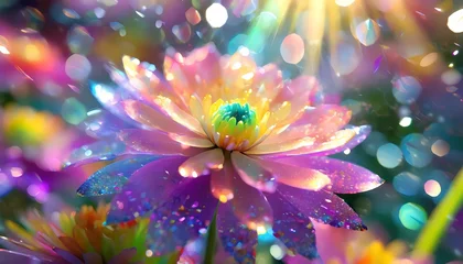 Fotobehang colorful flower background © CreativeVirginia