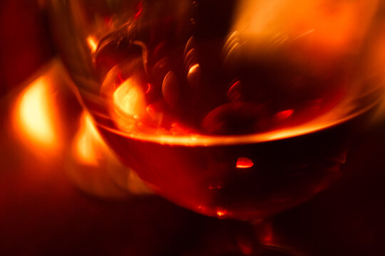 A glass of port wine