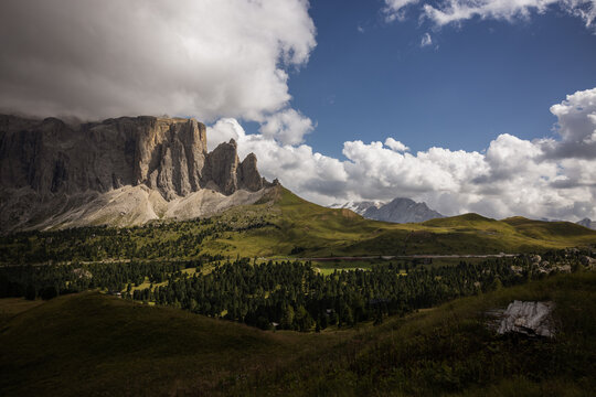 Sella Group on the Italian Dolomites