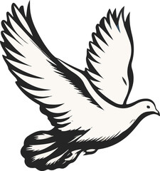 Obraz premium Pigeon illustration created by artificial intelligence.