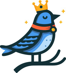 Pigeon illustration created by artificial intelligence.