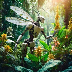 robot insecto - obrazy, fototapety, plakaty