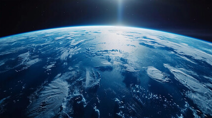 earth in outer space