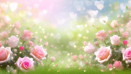 Springtime Rose Garden Fantasy