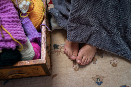 A Chestbox Full of Knitting Wool