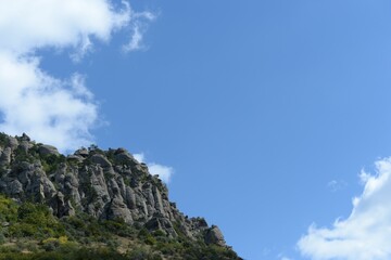 The Valley of Ghosts in the Demerdzhi tract. Crimea 