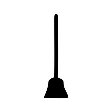 recommend clip art: Brush broom silhouette icon design