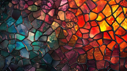 Mosaic background. Generative AI