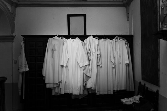 hanging cassocks 
