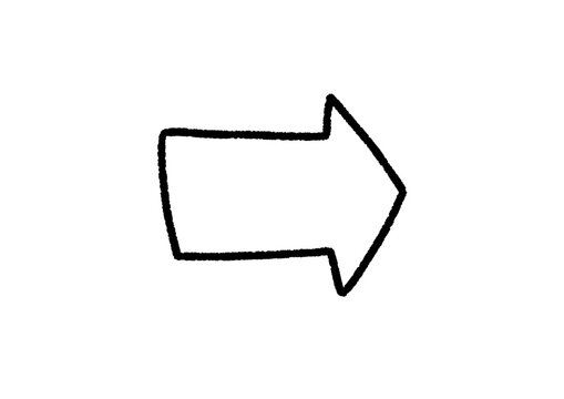 recommend clip art: シンプル　手書き風　やじるし　ペン　記号