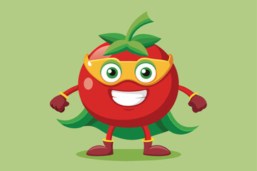 cartoon-tomato-vegetable-super-hero-character.eps