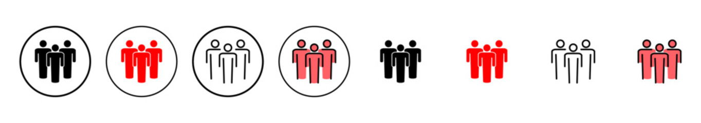 People icon vector illustration. person sign and symbol. User Icon vector