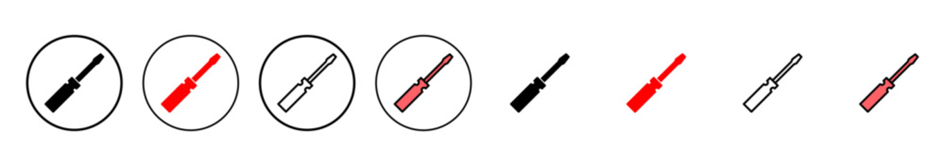 Screwdriver icon vector illustration. tools sign and symbol