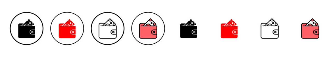 Wallet icon vector illustration. wallet sign and symbol