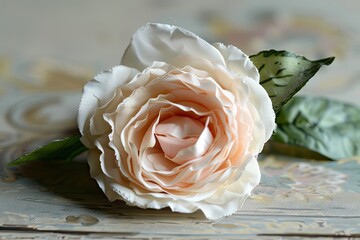 A delicate corsage featuring a single perfect bloom