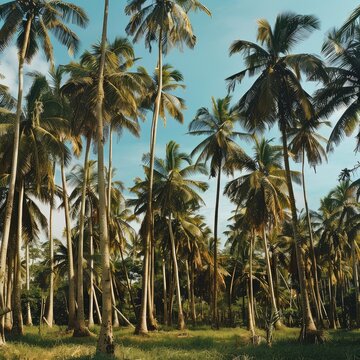 photo of jungle of palm trees