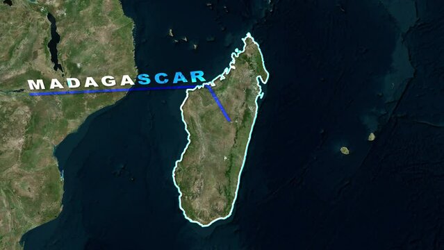 Madagascar World Map