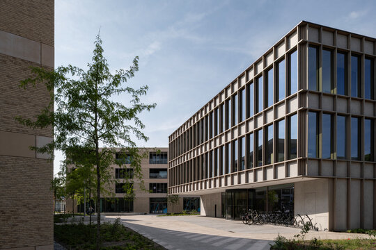 facade of office building