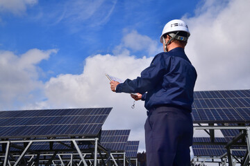 太陽光発電施設・点検パトロールのエンジニア