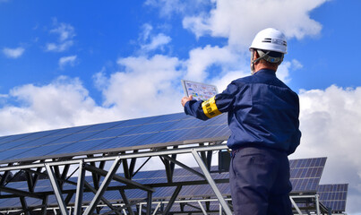 太陽光発電施設・点検パトロールのエンジニア