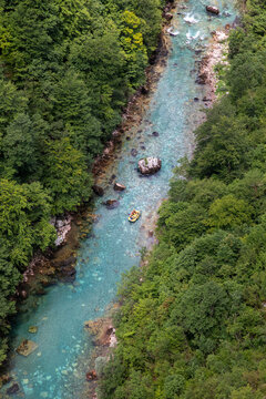 Rafting in Tara Canyon, Montenegro.