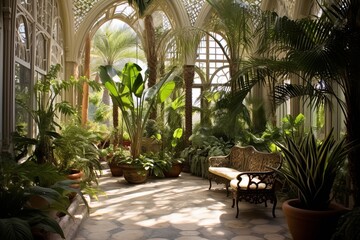 Exotic Andalusian Patio Inspirations: Palm Trees Paradise