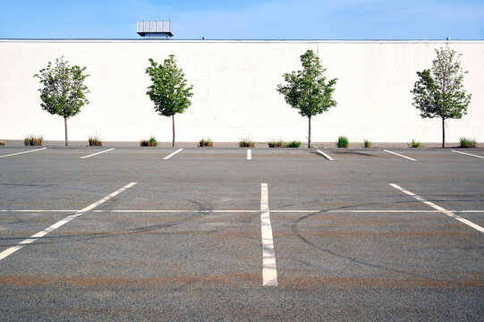 Empty car parking