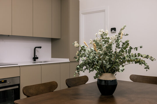 Beautiful kitchen in new luxury home