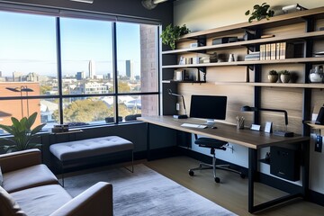 Agile High-Tech Startup Office: Innovate with Flexible Workstations