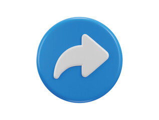 share button symbol of social media share 3d rendering vector illustration