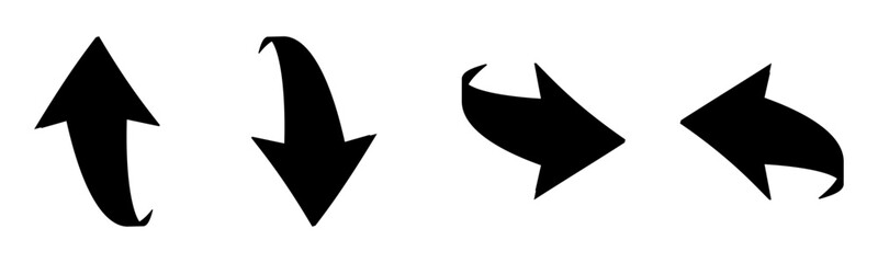 black arrow direction