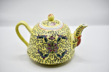 Yellow Japanese Teapot