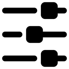 Adjustment Icon Element For Design