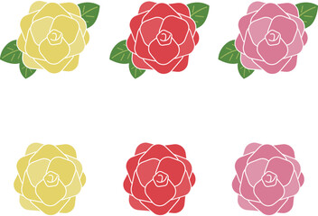 薔薇のイラスト