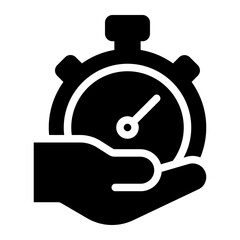 efficiency glyph icon