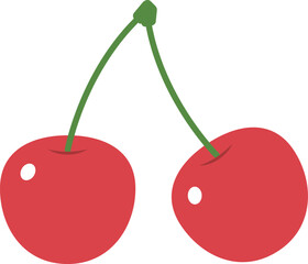 さくらんぼのイラスト