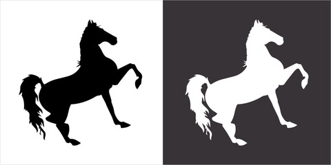 IIlustration Vector graphics of Horse icon