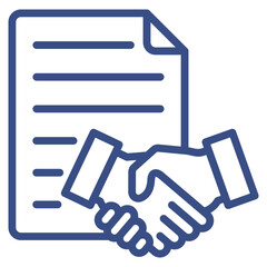 Agreement Icon Element For Design