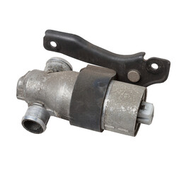 idle air valve for car engine on white isolated background. catalog of spare parts for websites and print.