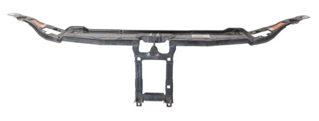 stiffener reinforcement for the front panel of the car black body spare part of the strengthener of bumper. Equipment for sale or installation in auto service or garage. Car parts catalog.